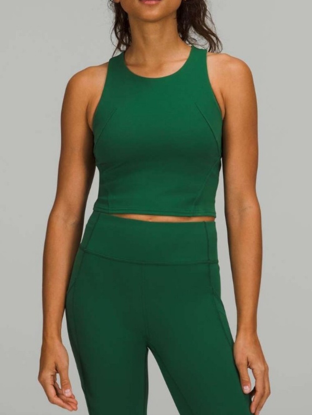 Lululemon Invigorate Training Tank Top Everglade Green